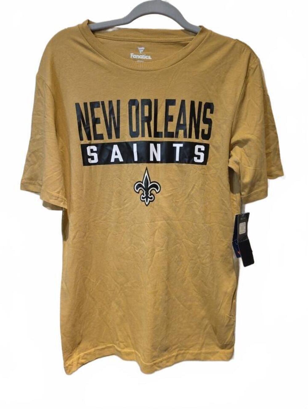 New Orleans Saints T Shirt Fanatics Men’s Sz M NWT